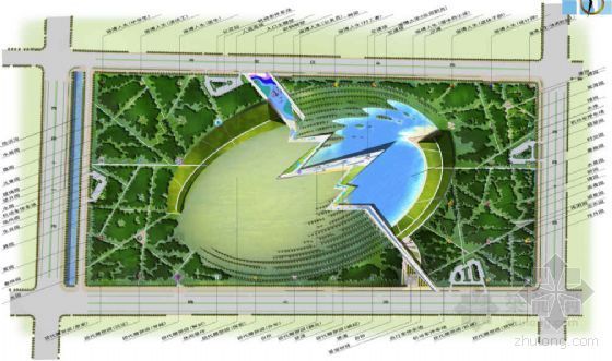 沿湖城市休闲公园资料下载-[山东淄博]城市休闲公园景观设计方案