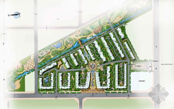 居住区景石花箱设计方案资料下载-居住区景观概念设计方案