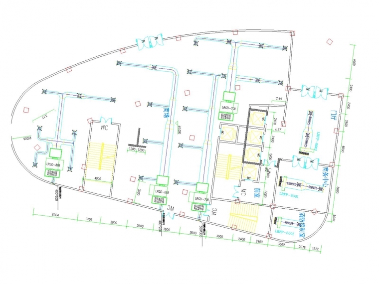 办公大厦规划资料下载-高层商业办公大厦空调通风系统设计施工图