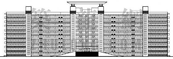 大学教学楼方案设计效果图资料下载-某教学楼设计方案
