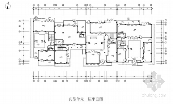 [广东]中式传统风格文化院街规划设计方案文本（知名建筑公司）-中式传统风格文化院各层平面图