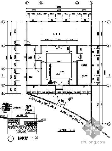 某仿古建筑展馆建筑方案图-3