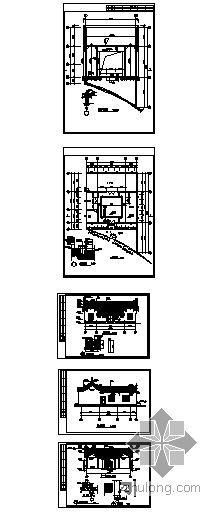 某仿古建筑展馆建筑方案图-4