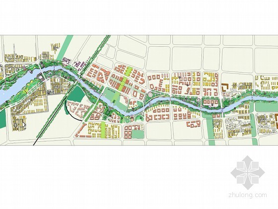 公共区域景观规划设计资料下载-[潍坊]某滨河区域景观规划设计方案（二）