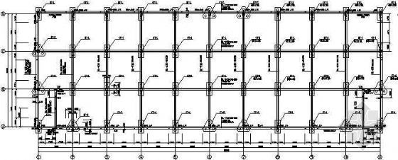 钢框架雨棚全套施工图资料下载-某二层钢框架厂房全套施工图纸