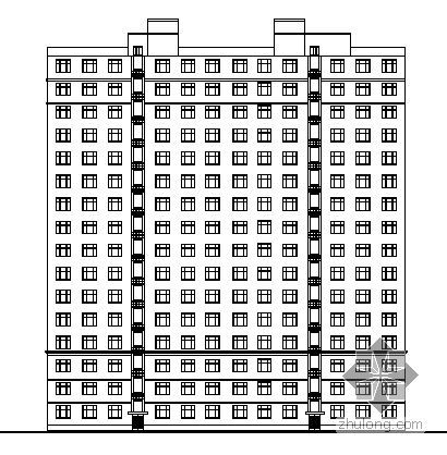 呼和浩特建筑设计资料下载-呼和浩特某十六层住宅楼毕业建筑设计