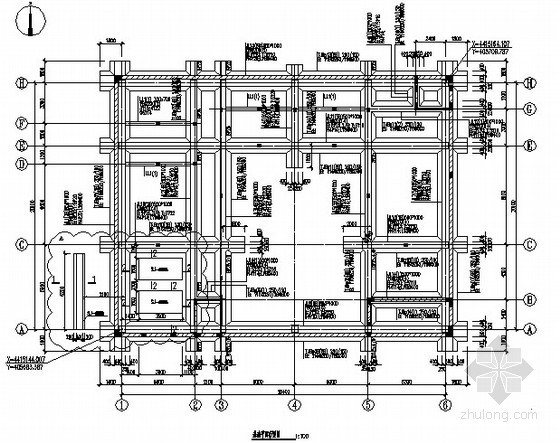 条形基础节点图资料下载-空调机组底座基础节点构造详图