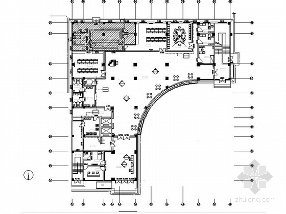 建筑施工图设计养老院资料下载-[湖南]高新区五层现代敬老院室内设计装修施工图