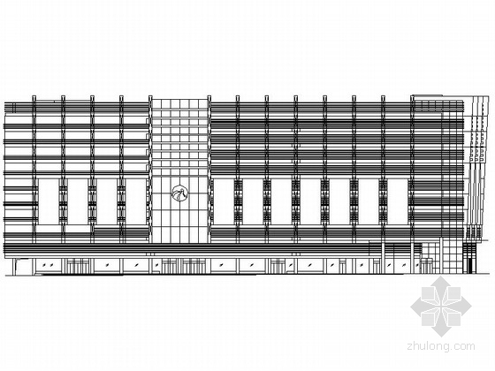 十层酒店建筑施工图资料下载-某十层大型商场建筑施工图