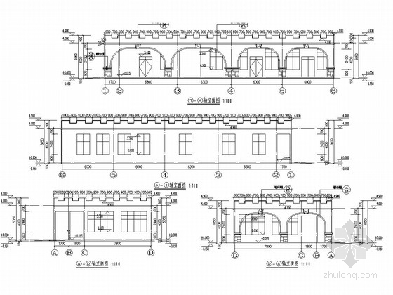 一层砖混结构农村公厕资料下载-一层游乐园公厕及售票厅建筑结构施工图