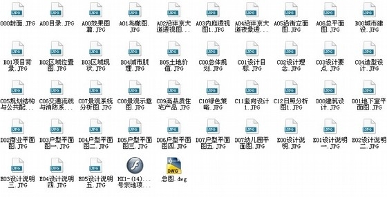 [西安]某住宅区规划及单体设计方案文本（含动画、CAD）- 