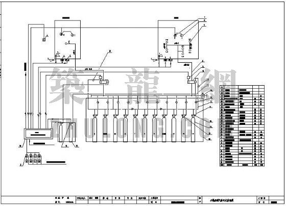 二氧化碳气体灭火系统设计资料下载-高压CO2气体灭火系统设计图