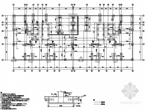 24层小区住宅cad资料下载-某24层住宅结构设计图