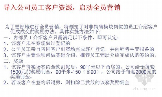 渠道资源资料下载-房地产营销渠道方案策划（22页）