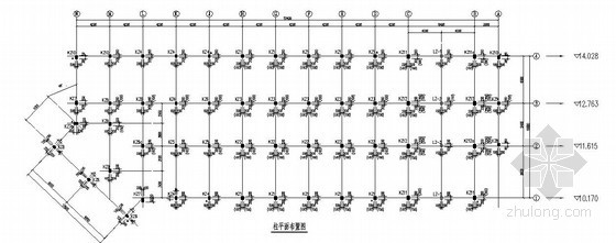 四坡屋面结构施工图资料下载-[湖北]四层框架结构酒店客房结构施工图（桩基础 坡屋面 2#楼）