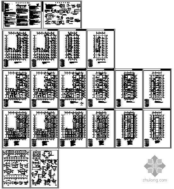 某坡屋面住宅结构设计图资料下载-某坡屋面住宅结构设计图