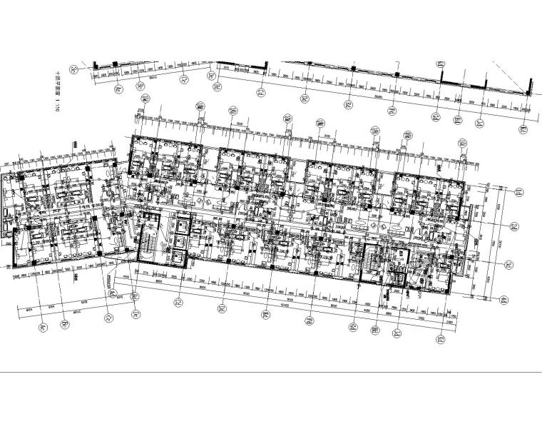 [上海]某教育建筑电气施工图（含消防、广播及自控等图纸）-火灾报警平面图