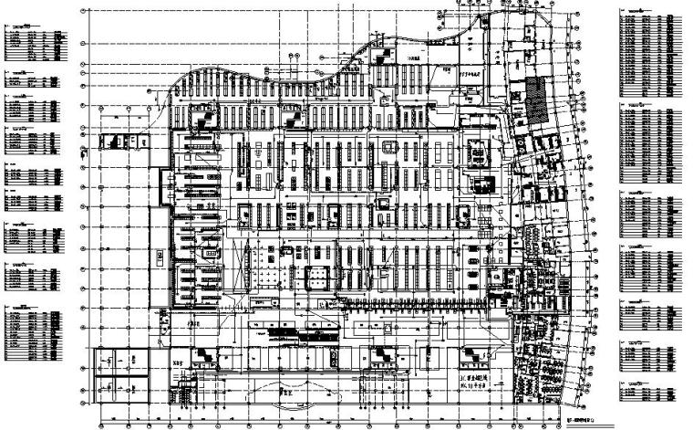 某大型超市电气平面图-地下一层照明平面图3