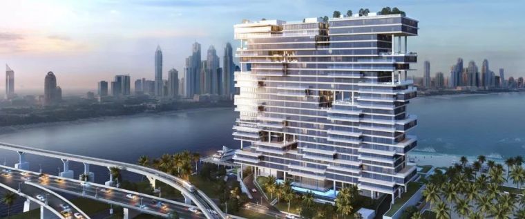 300别墅平面资料下载-迪拜造了“天空中的别墅”，最小户型300平米，顶层复式卖3.4亿