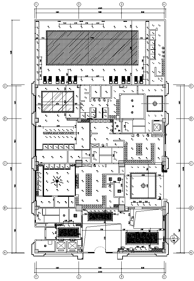 大二建筑图纸资料下载-常熟大酒店设计施工图+效果图