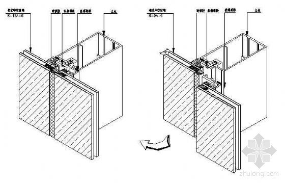板块构造学说资料下载-隐框幕墙竖向板块安装示意图
