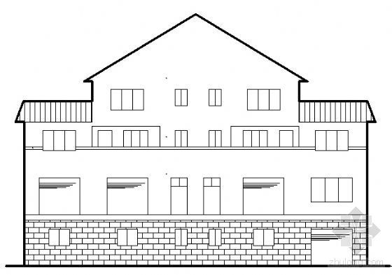 某四层多层住宅楼建筑方案资料下载-某四层框架住宅楼建筑结构方案图