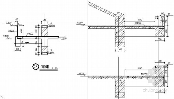 三层建筑墙身大样节点大样资料下载-五层砌体住宅墙身节点大样