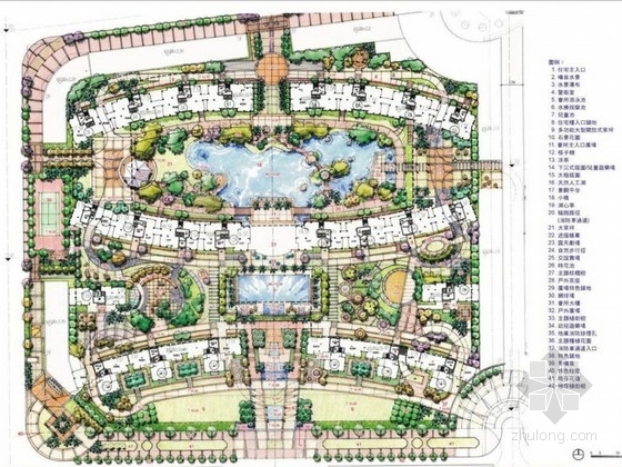 现代居住区景观规划方案资料下载-[广东]现代城市居住区景观规划设计方案