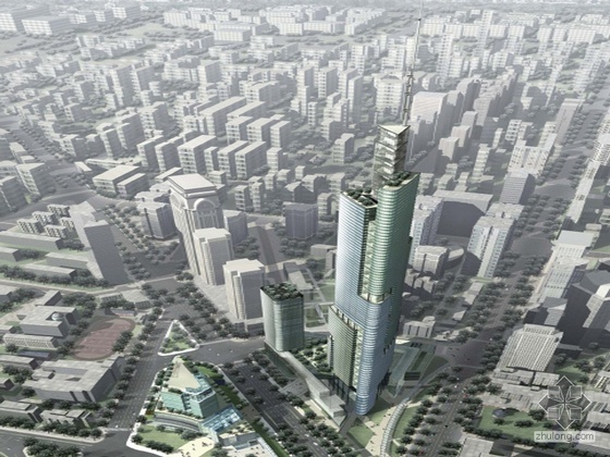南京知名地产国际中心售楼资料下载-[南京]某国际商务中心建筑单体设计方案