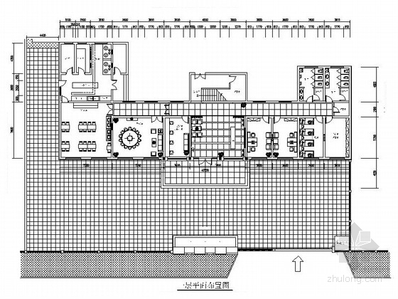 四层楼现代风格资料下载-[山东]精装现代风格四层办公楼室内装饰施工图