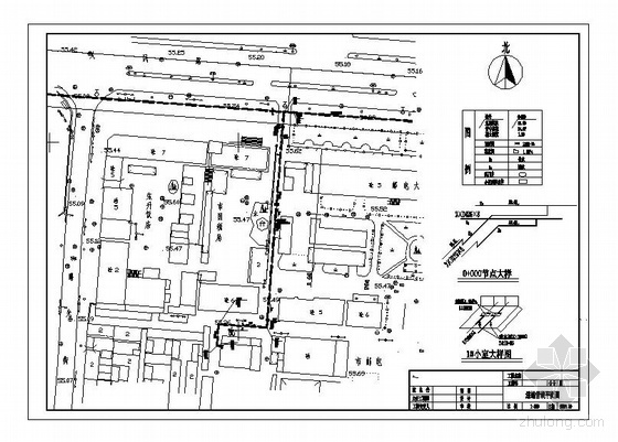 采暖热力入口详细图纸资料下载-邯郸市某大厦热力站工艺管道设计全套图纸
