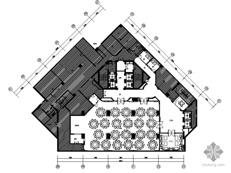 四星级酒店设计图纸资料下载-[上海]某四星级酒店宴会厅设计图