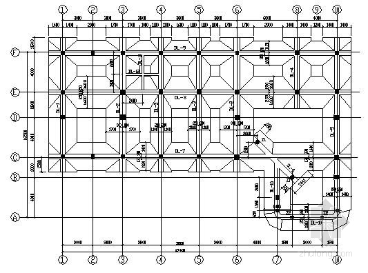 10层钢混组合结构资料下载-四层钢混结构办公楼结构施工图