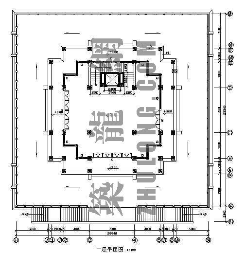 多层古建筑图纸-2