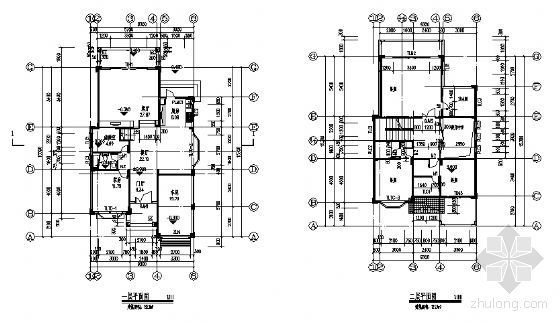 某三层小户型独立别墅建筑方案图-3