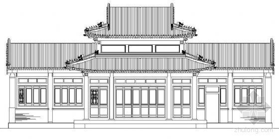 古建筑戏台SU资料下载-古建戏楼建筑详图