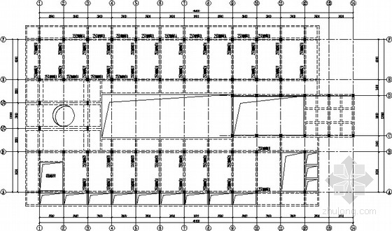 污水厂综合楼增层扩建加固施工图- 