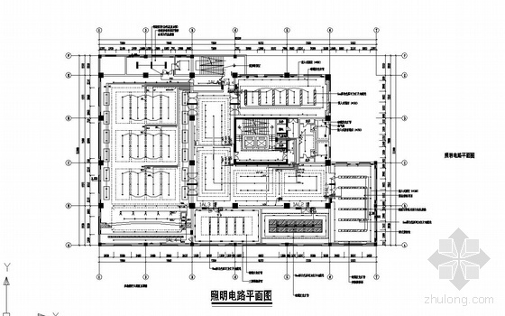 税务大厅装饰施工图资料下载-某税务局电气施工图纸
