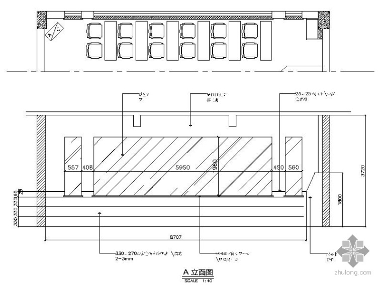 某学校教室室内改造装修图_2