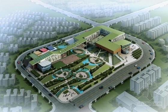 社区中心方案设计资料下载-[南京]折面屋顶式社区中心建筑设计方案文本