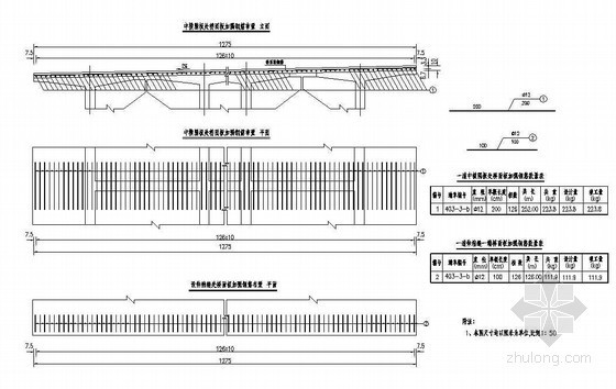 桥面板模板资料下载-50mT梁桥面板加强钢筋布置节点详图设计