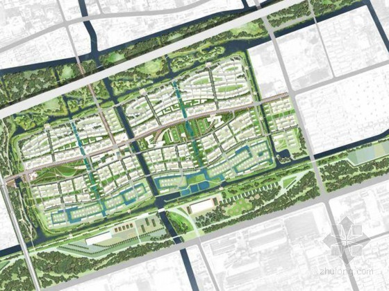 英伦风建筑规划方案资料下载-[上海]国际生态社区概念规划方案
