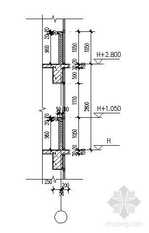 三层建筑墙身大样节点大样资料下载-墙身节点大样三