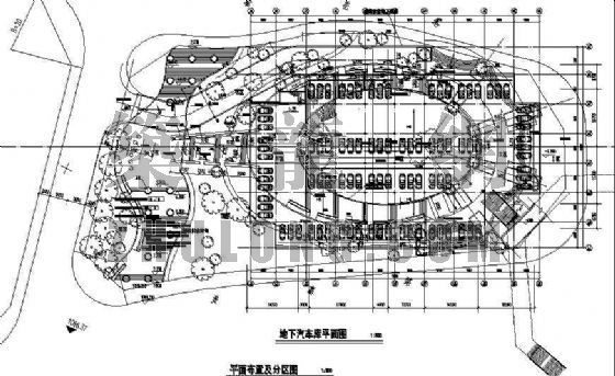 咸阳机场规划设计资料下载-某广场规划总图
