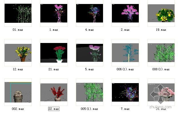 su成套植物资料下载-植物模型