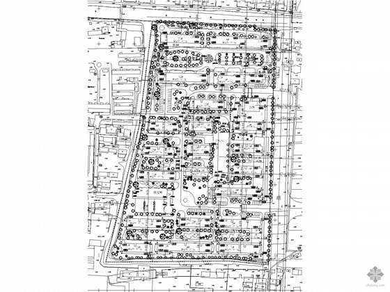 10公顷居住区规划平面资料下载-[南通]某居住区规划总平面定位图