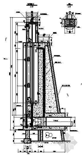 水塔设计说明资料下载-某单曲拱坝进水塔施工图
