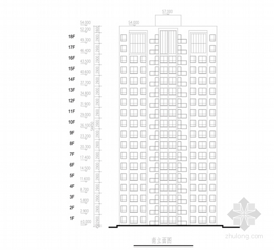 [江苏]现代风格住宅区规划方案文本(知名地产公司设计)-住宅区立面图