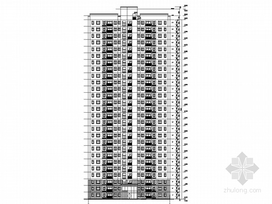 10层住宅楼建筑施工图资料下载-10000平27层剪力墙结构住宅楼建筑结构施工图