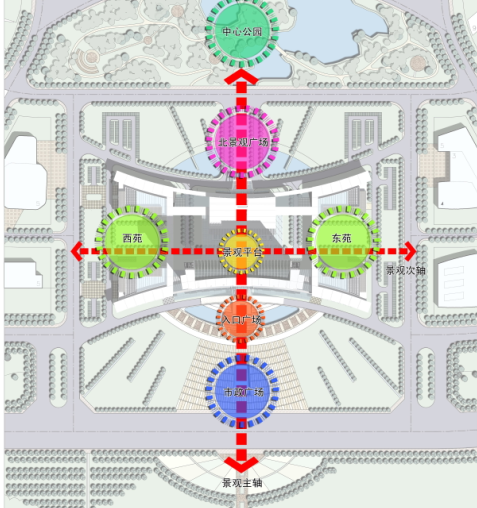 [江苏]现代风格旅游商务中心及生态公园规划（SU+文本）-现代风格旅游商务中心及生态公园规划（SU+文本）